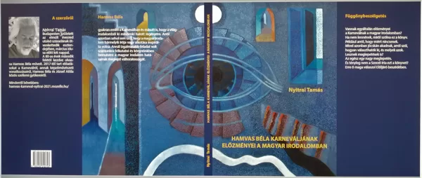 A könyv teljes borítója Pirk László festőművész munkája